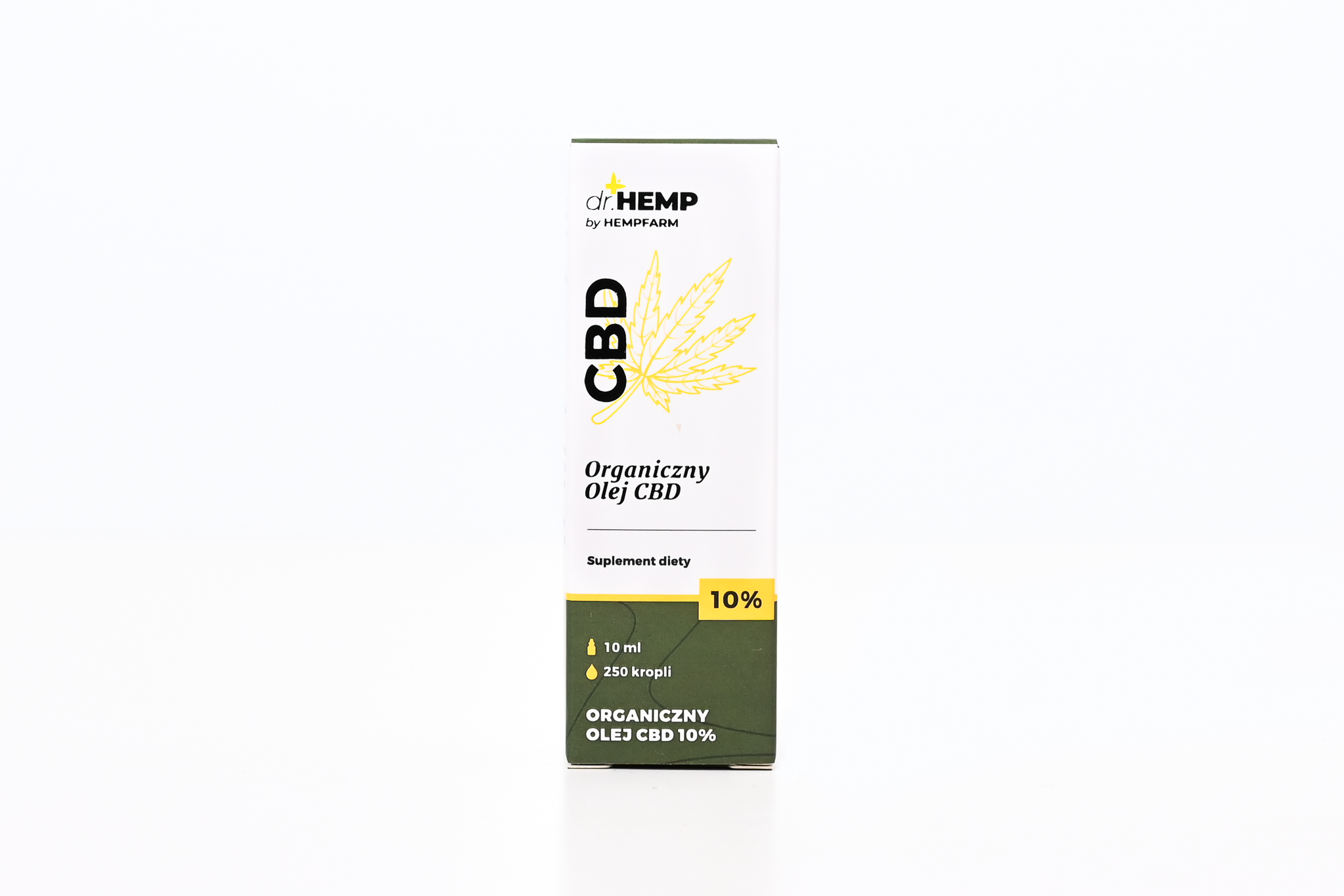 olejek CBD 10% full spectrum dr.Hemp buteleczka 10ml